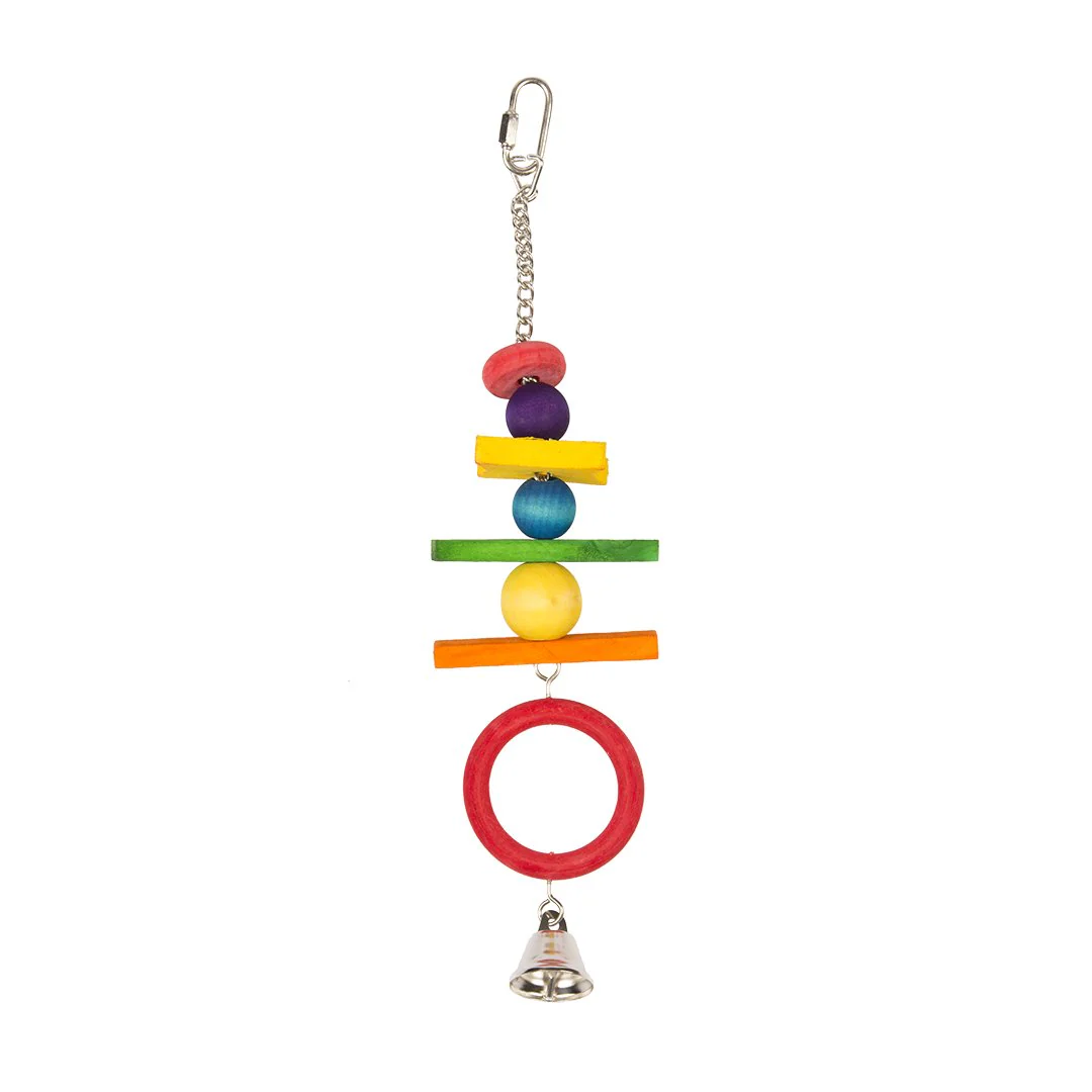 DUVO PLUS Acrobate w colourful wooden cubes 38cm