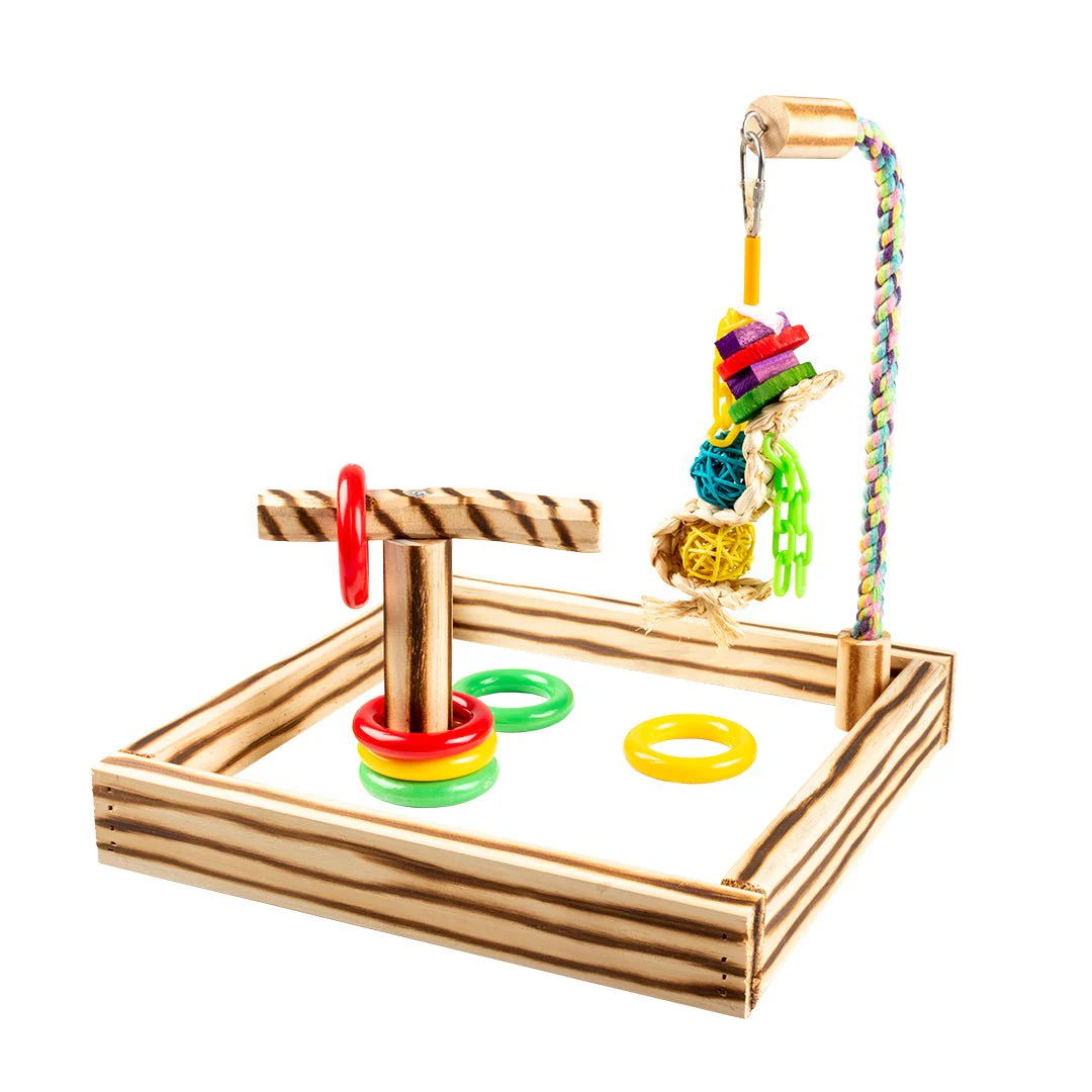 DUVO PLUS Bird Playground Kiki Multicolour (35 x 35 x 37cm)