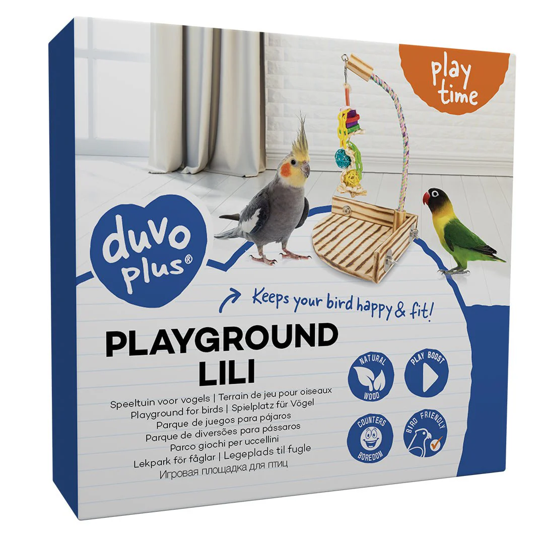 DUVO PLUS Bird PlayGround Lili Multicolour (25 x 25 x 38cm) - Image 2