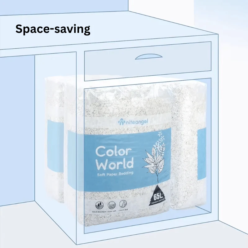 Niteangel Color World Soft Paper Bedding White (10/36L) - Image 7