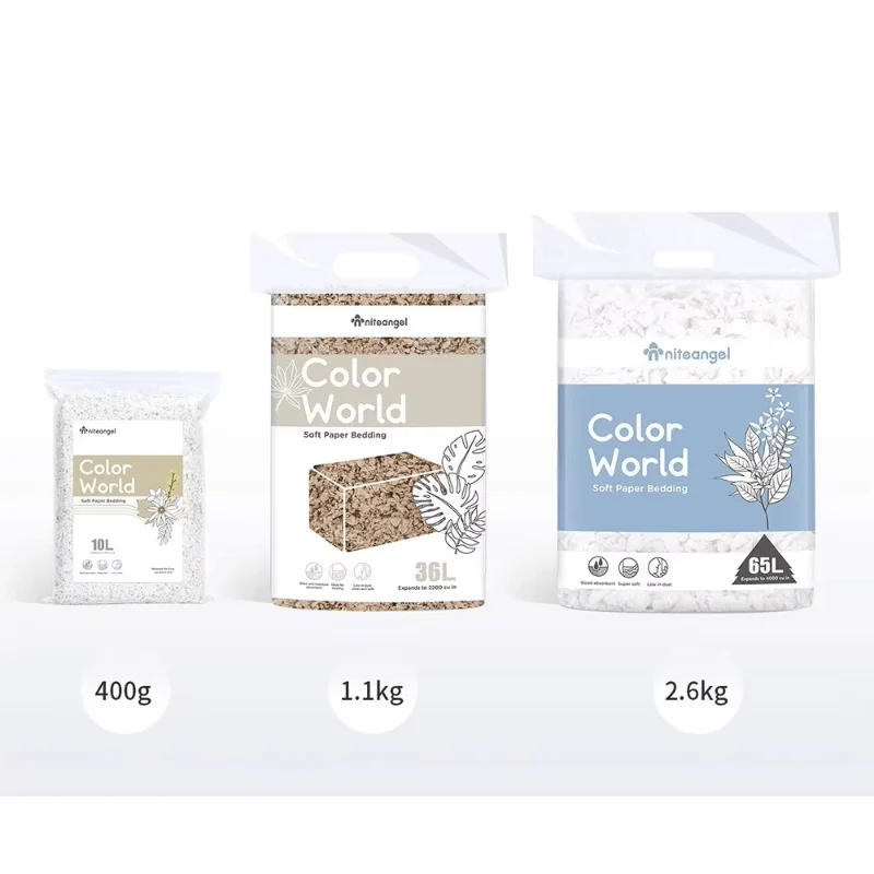 Niteangel Color World Soft Paper Bedding White (10/36L) - Image 8