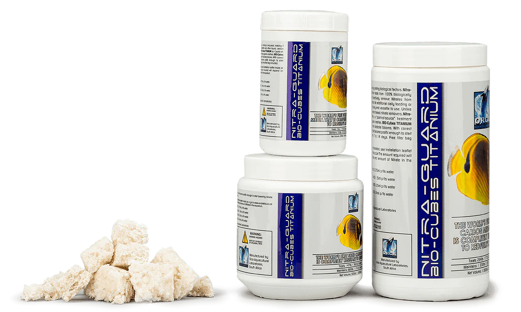 ORCA LABS Nitra-Guard BIO-Cubes Titanium (250ml - 5L) long term reduce nitrate