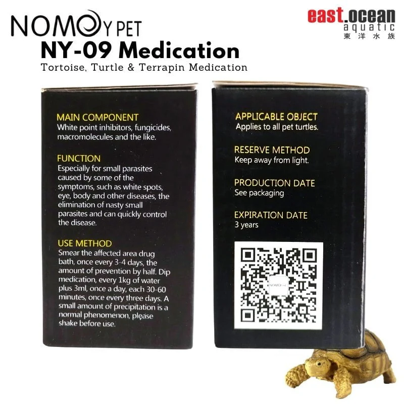 NOMOYPET NY-09 Tortoise, Turtle & Terrapin Medication (60ml) - Image 3
