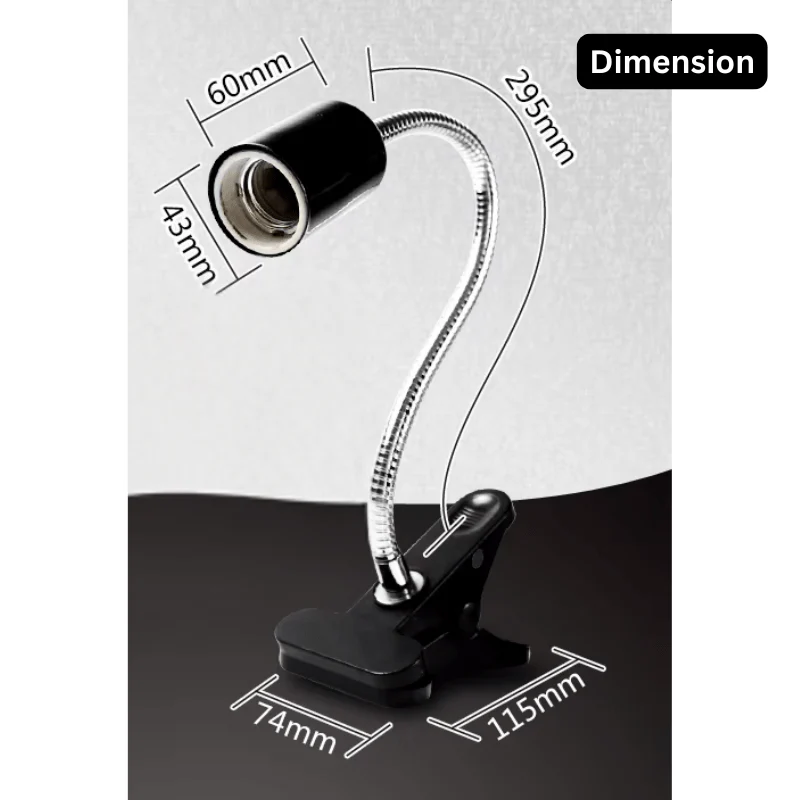 NOMOYPET NJ-10 Reptile Clamp Lamp (adjustable) - light bulb not included - Image 3