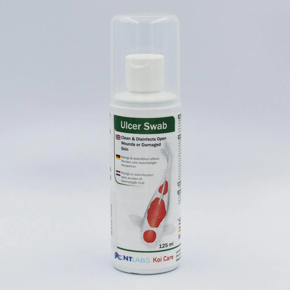 NT LABS Koi Care Ulcer Swab 125ml (cleans open wound)