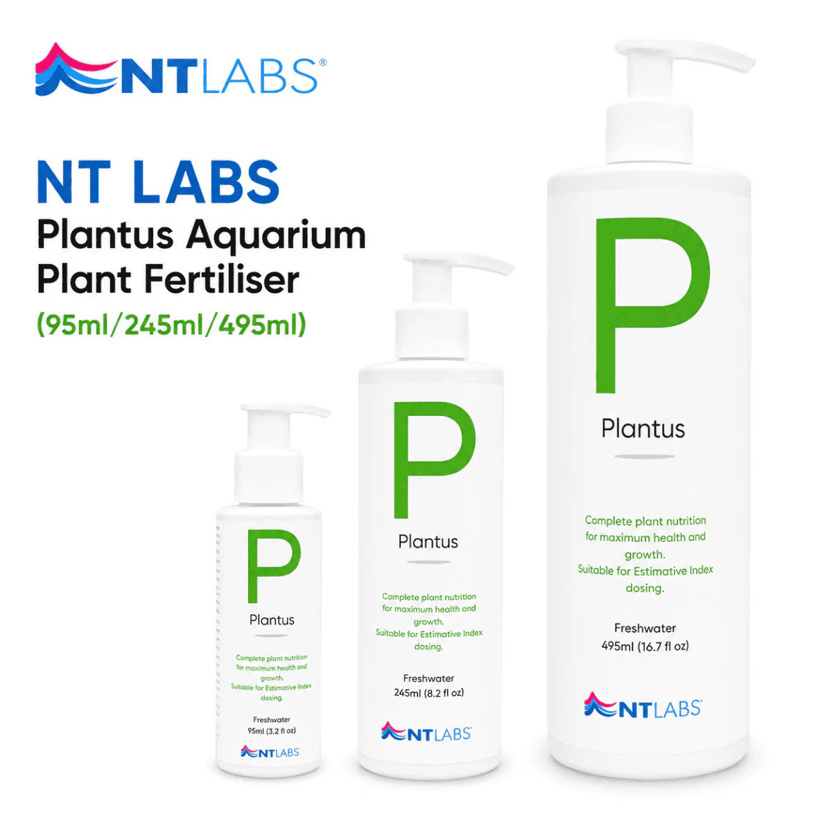 NT LABS Plantus Aquarium Plant Fertiliser (95ml/245ml/495ml)