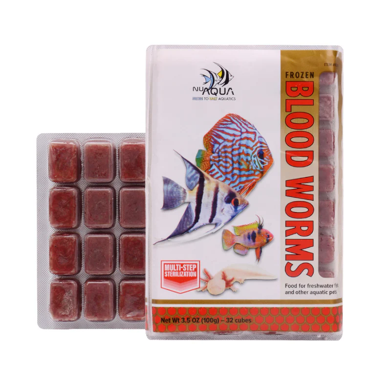 NU AQUA - BLOODWORMS (FROZEN) cube 100g