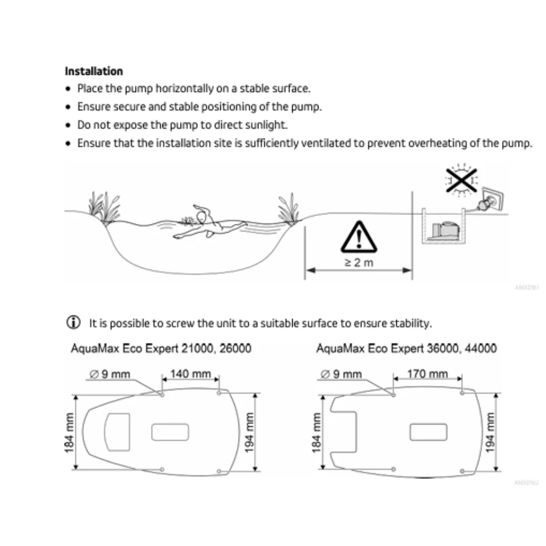 Oase AquaMax Eco Expert 21000-44000 (10m cable) - Image 23