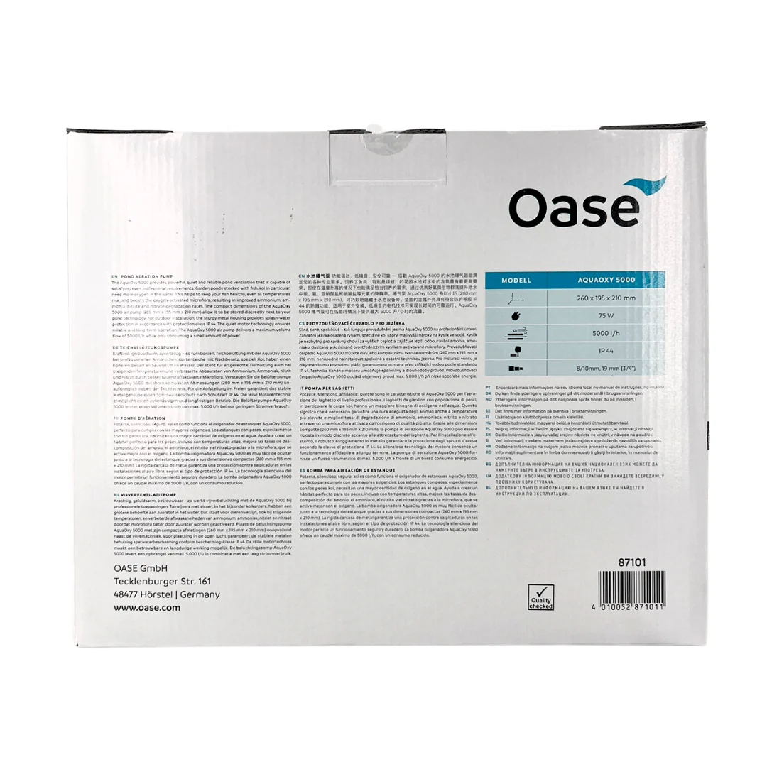 OASE AquaOxy 2500/5000 (pond air pump) - Image 8