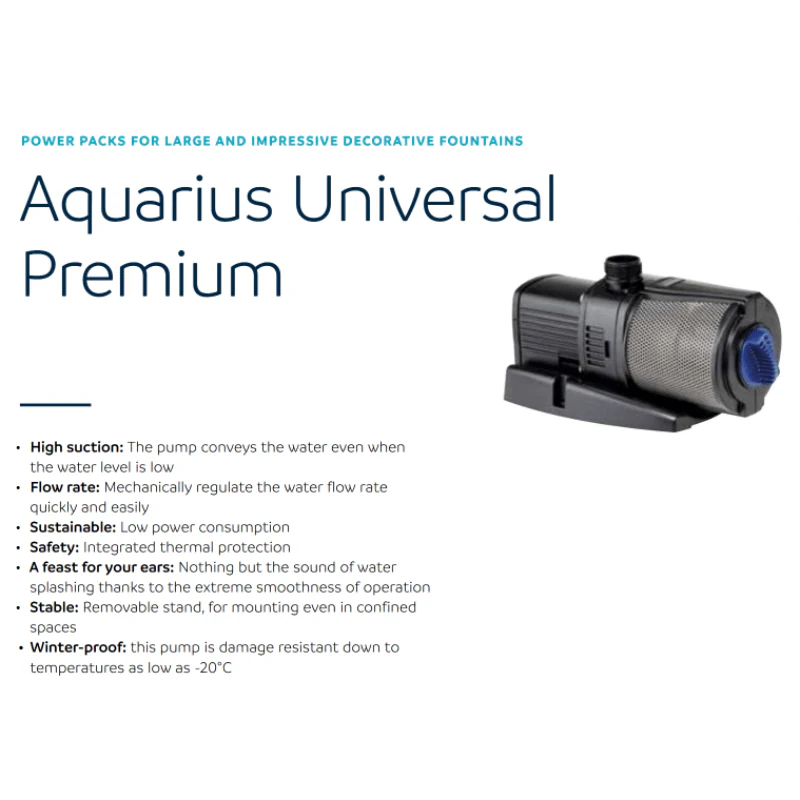 OASE Aquarius Universal Premium Fountain Pump (energy saving /10metre wire) (high jet) - Image 3