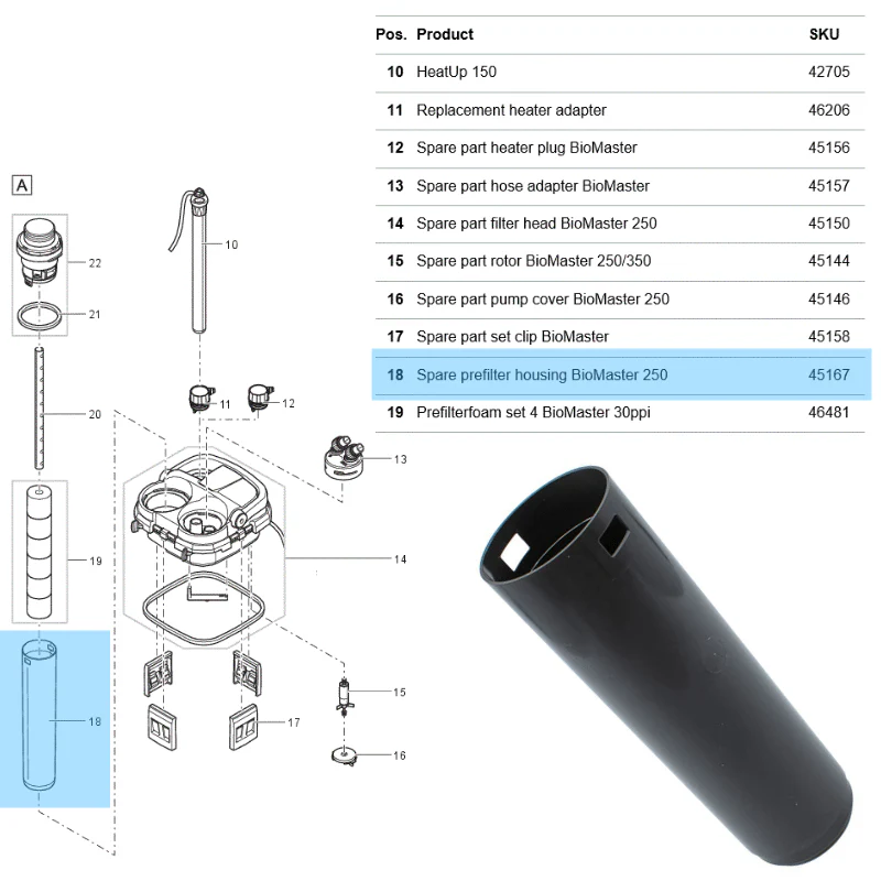 OASE Biomaster 250/350/600/850 Spare Parts - Image 19