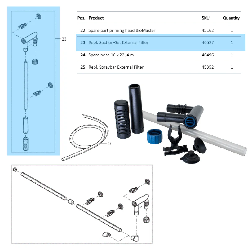 OASE Biomaster 250/350/600/850 Spare Parts - Image 25