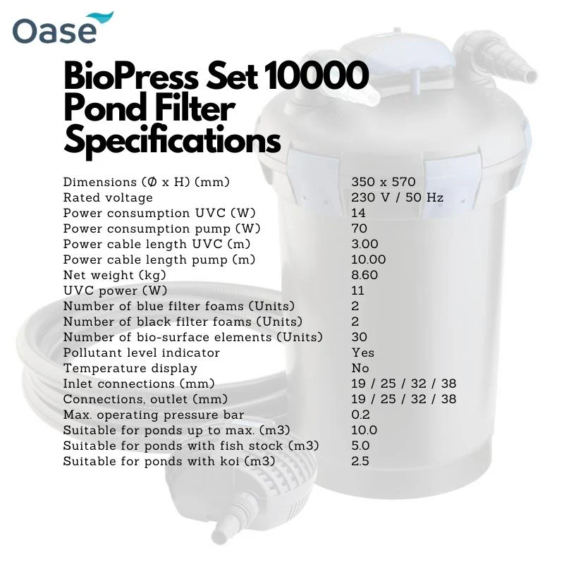 OASE BioPress Set 10000 (Pond Filter) - Image 6