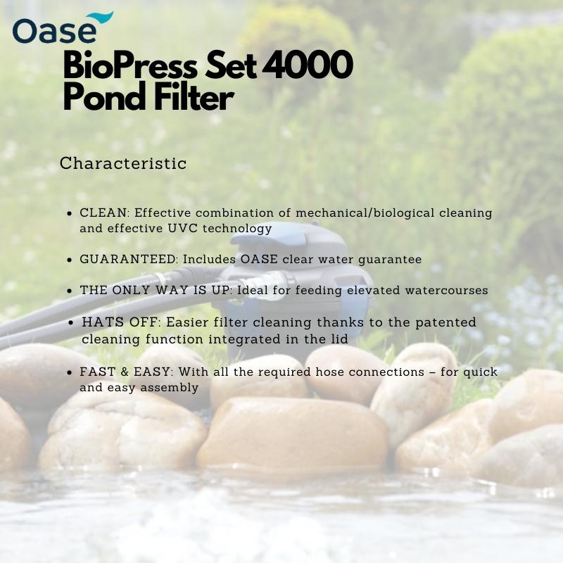 OASE BioPress Set 4000 (Pond Filter) - Image 2