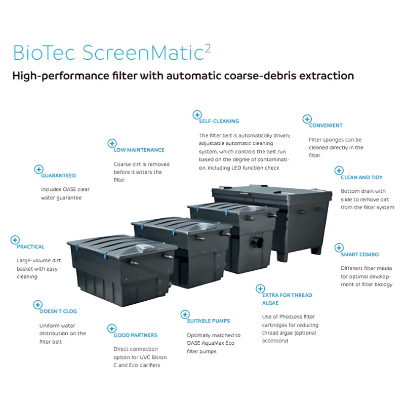 Oase BioTec ScreenMatic² 145000  - High-Performance, Low Effort Pond Filter 30000L - Image 4