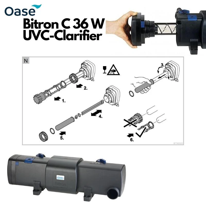 OASE Bitron C 24W-110W (UVC Clarifier) (patent self cleaning design) - Image 10