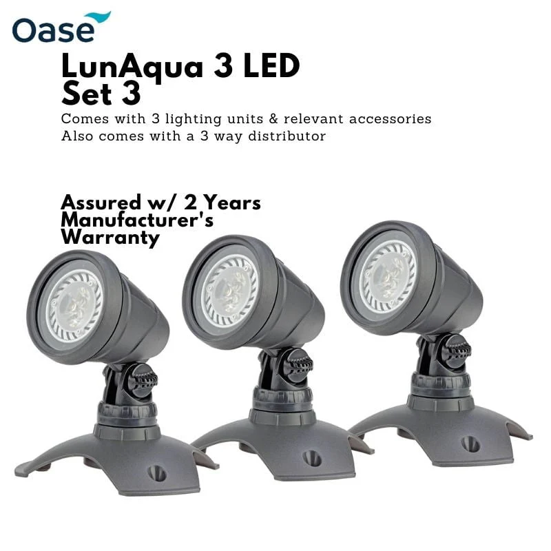 OASE LunAqua 3 LED pond spotlight (Set 1 & 3) - Image 4