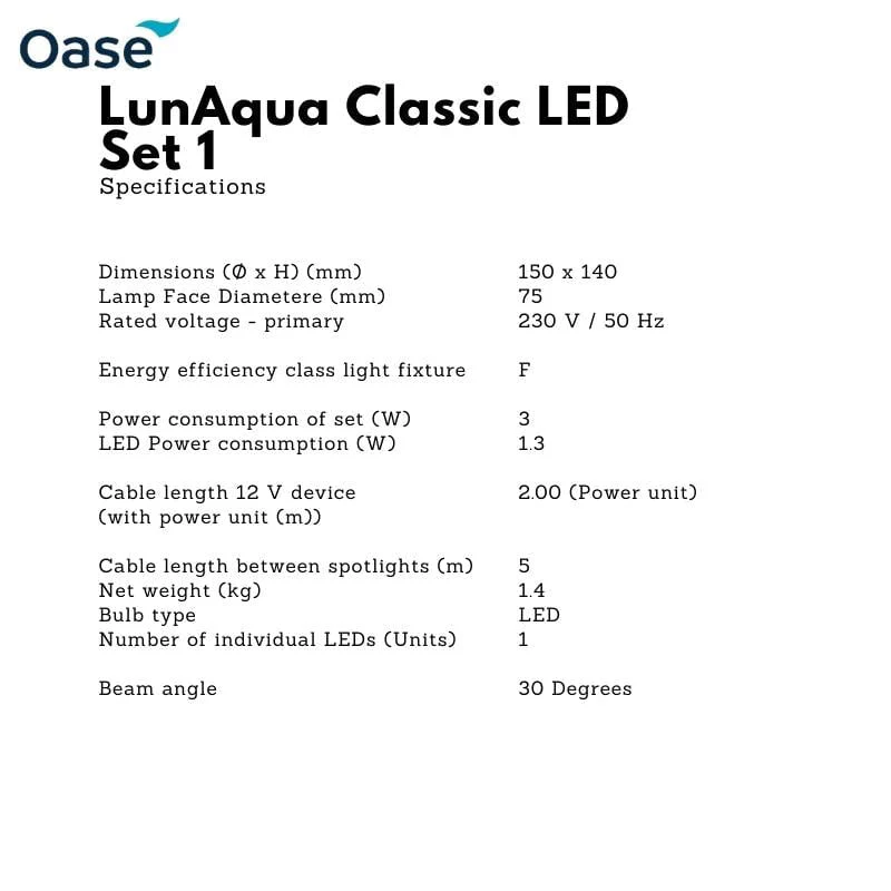 OASE LunAqua Classic LED spotlight (Set 1 / 3) - Image 4