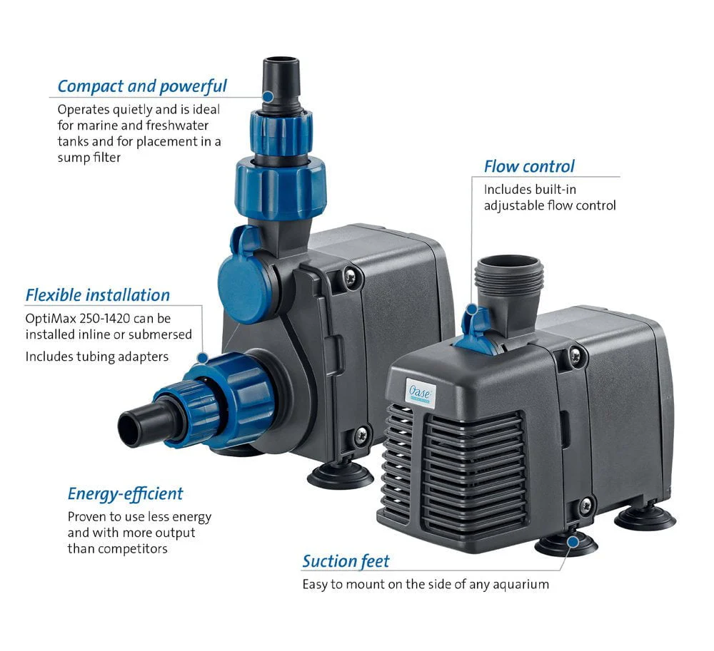 OASE OptiMax Water Pump - Ultra Silent (300 - 5000 L/Hr) - Image 3