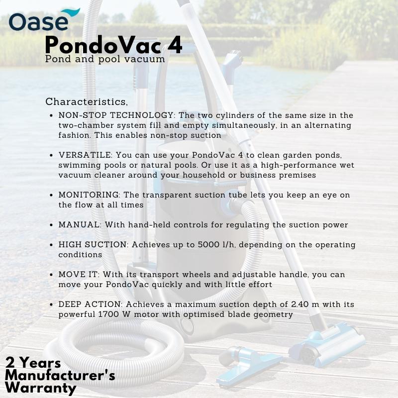 OASE PondoVac 4  Pool & Pond Vacuum cleaner - Image 3