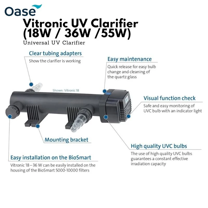 OASE Vitronic UV Clarifier filter (18W/36W/55W) - Image 2
