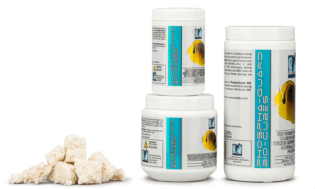 ORCA LABS Phospha-Guard BIO-Cubes (250ml - 5L) long term reduce phosphate