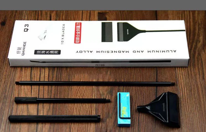 QANVEE - Stylish Black Alloy - Q3 Algae Scrapper (66cm Reach) - Image 4
