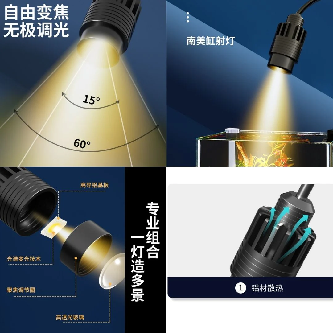 ROXIN XY7-12WW Spotlight for aquarium - Image 2