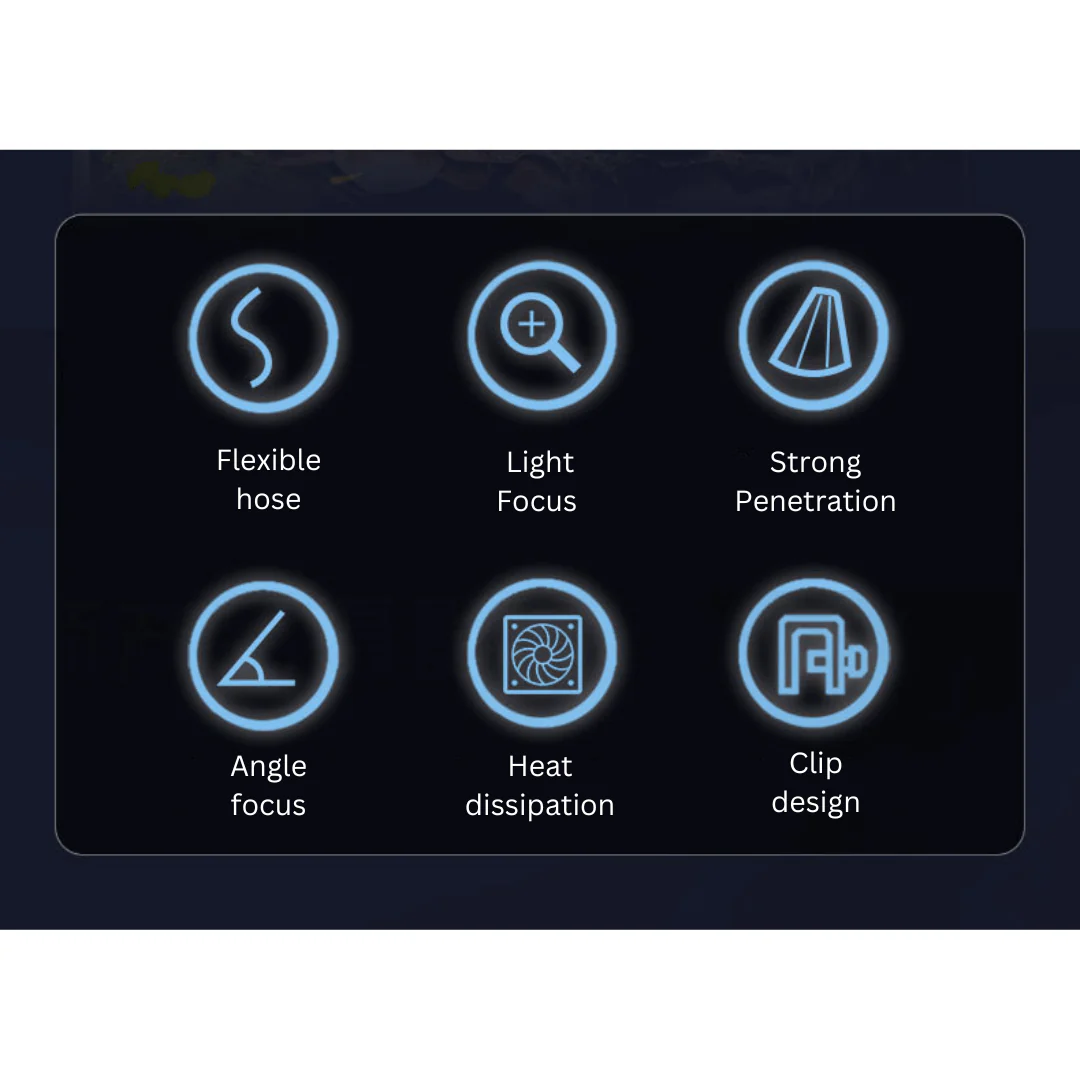 ROXIN Y1 Spotlight (White led) for biotope scape - Image 6