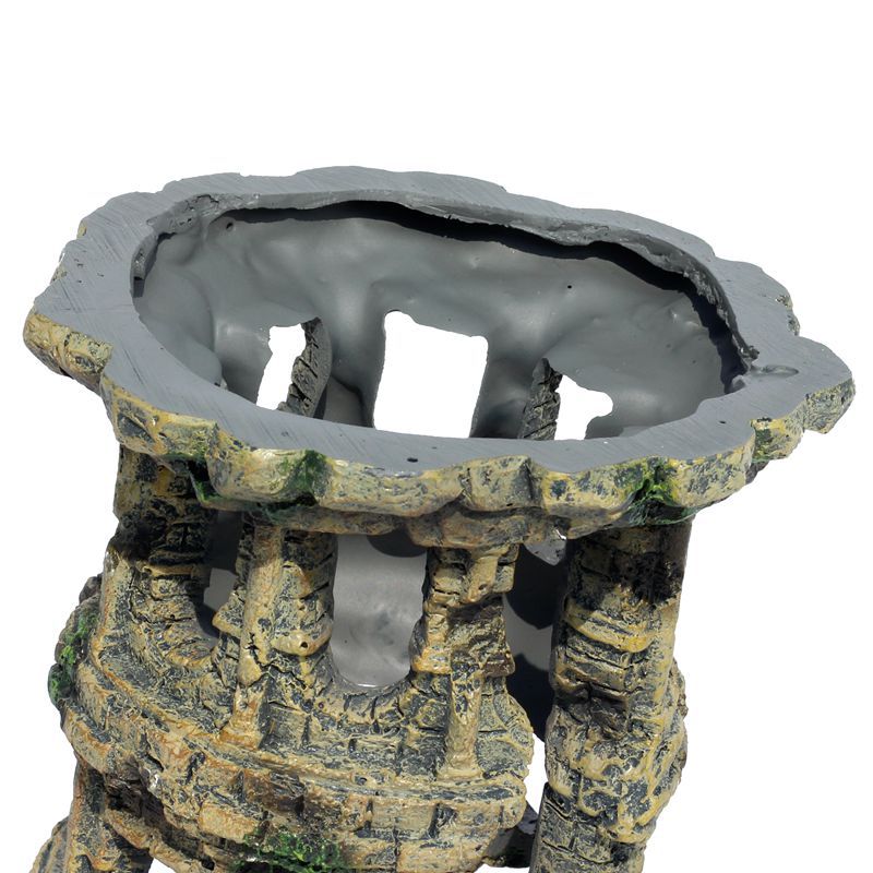 RQ20122 Broken tower Aquarium Decoration 15.5x15x16cm - Image 3