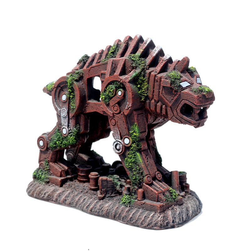 RQ21882 Robot tiger Aquarium Decoration 15x8.5x14cm - Image 2