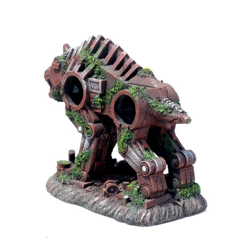 RQ21882 Robot tiger Aquarium Decoration 15x8.5x14cm - Image 3