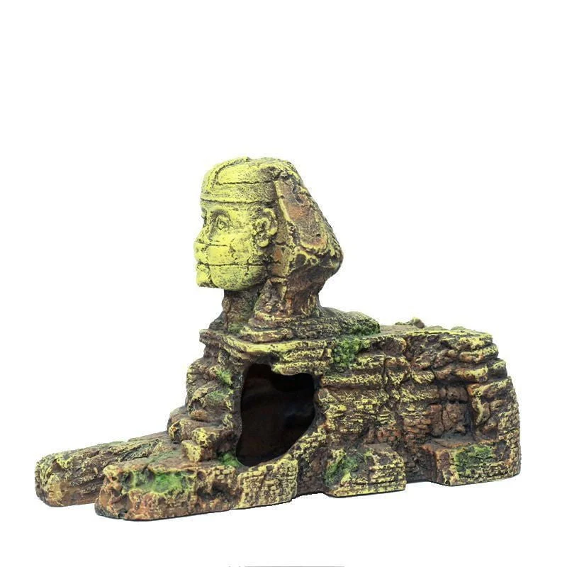 RQ22601 Great Sphinx Aquarium Decoration 21x9x14cm - Image 2
