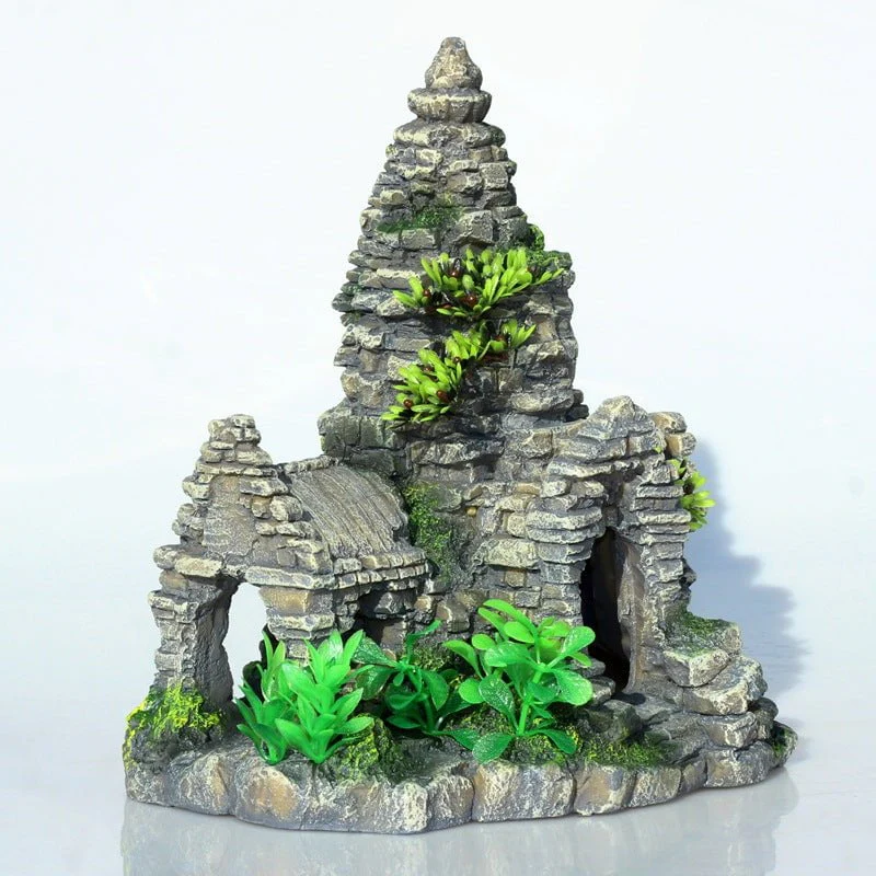 RQ190 Ruins Aquarium Decoration 23x15x24cm - Image 2