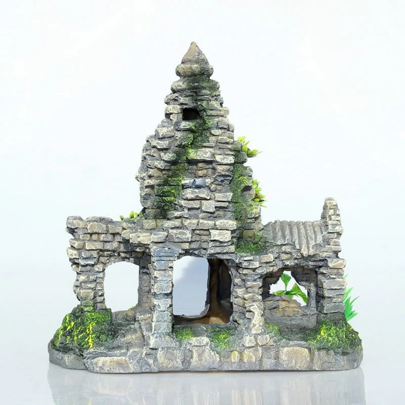 RQ190 Ruins Aquarium Decoration 23x15x24cm - Image 3
