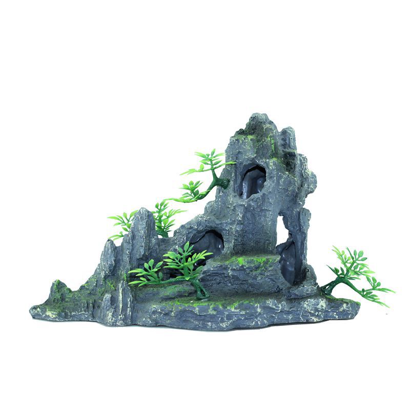 RQ19008 Mountain Aquarium Decoration 26x27x16cm - Image 2