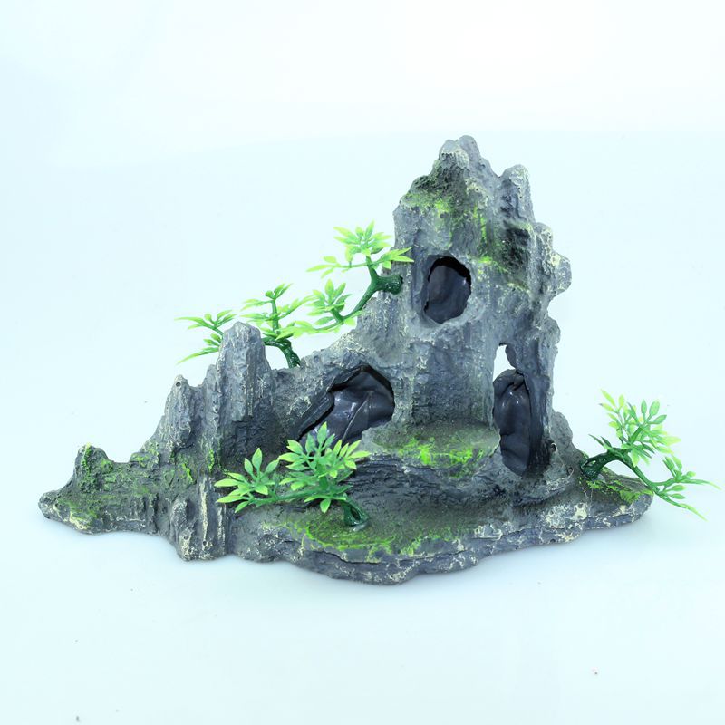 RQ19008 Mountain Aquarium Decoration 26x27x16cm - Image 3