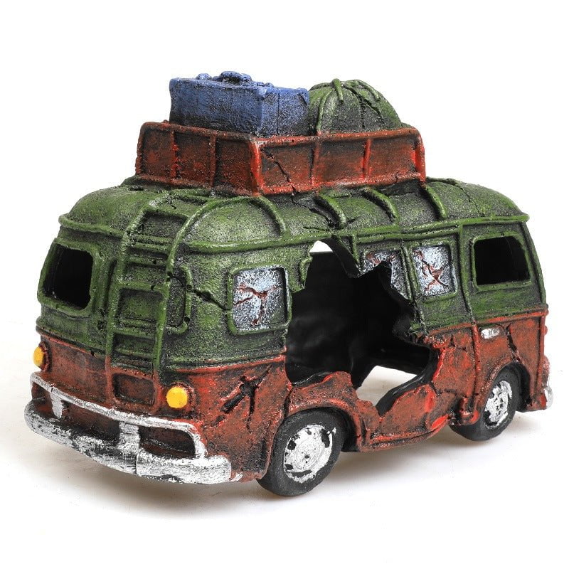 RQ20804 Van Aquarium Decoration 20x11x13.5cm - Image 3