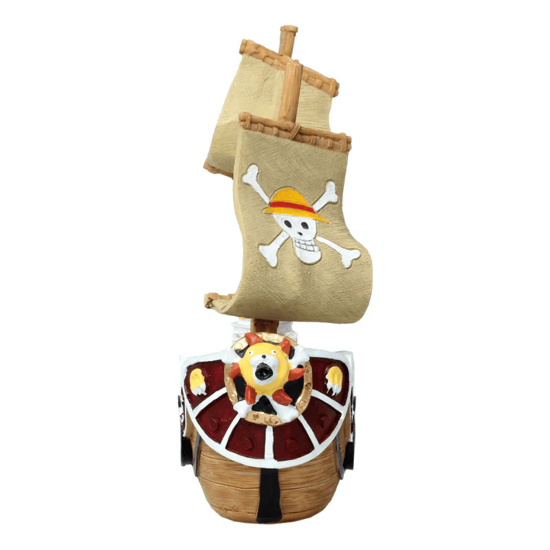 RQ2349 Cute Boat Aquarium Decoration - Image 3