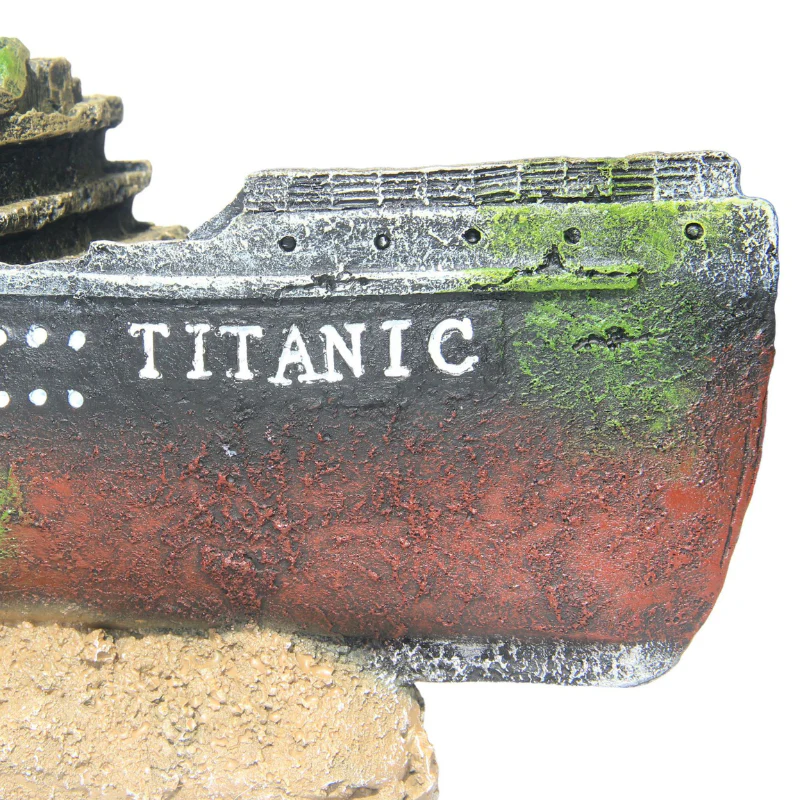 RQ2417L Titanic Ship L Aquarium Decoration - Image 3