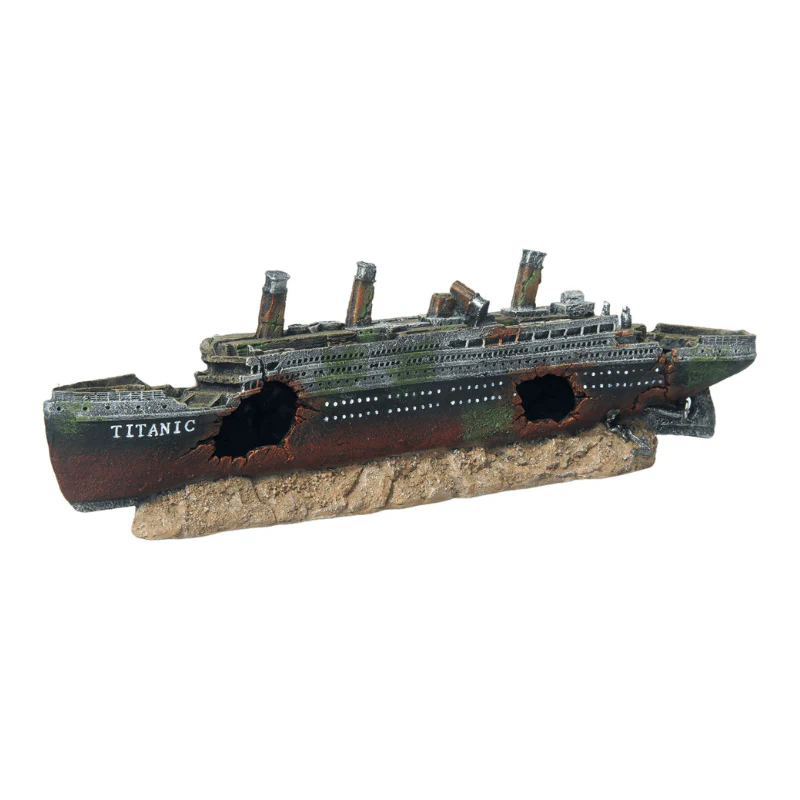 RQ2417L Titanic Ship L Aquarium Decoration - Image 7