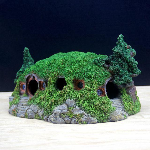 RQ1816 Cave House Aquarium Decoration 28.5x18x15cm - Image 3