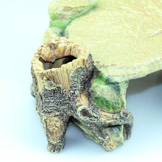 RQ19025 Turtle Island Aquarium Decoration 24x16x9cm - Image 2
