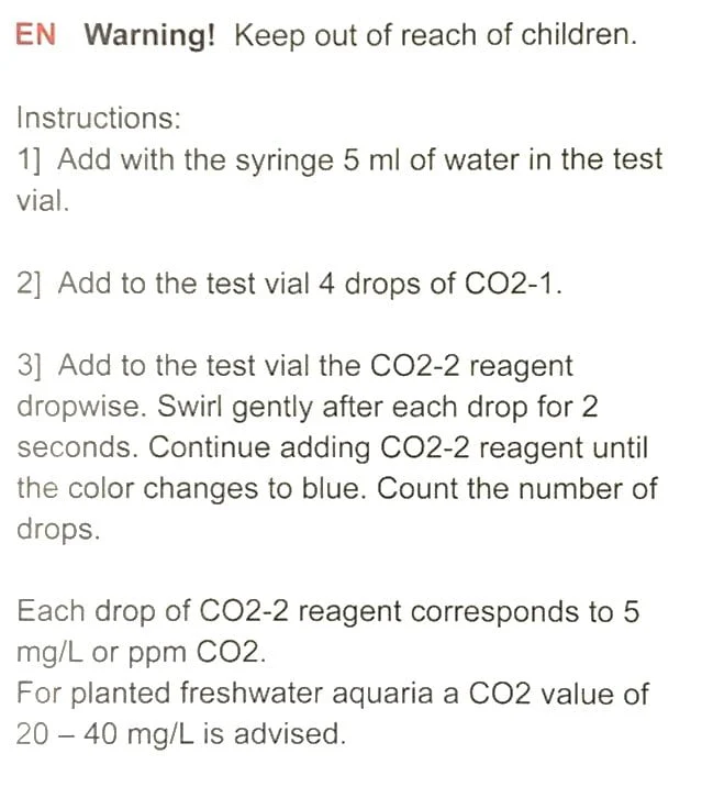 SALIFERT Carbon Dioxide Test kit for freshwater (Co2) - Image 3