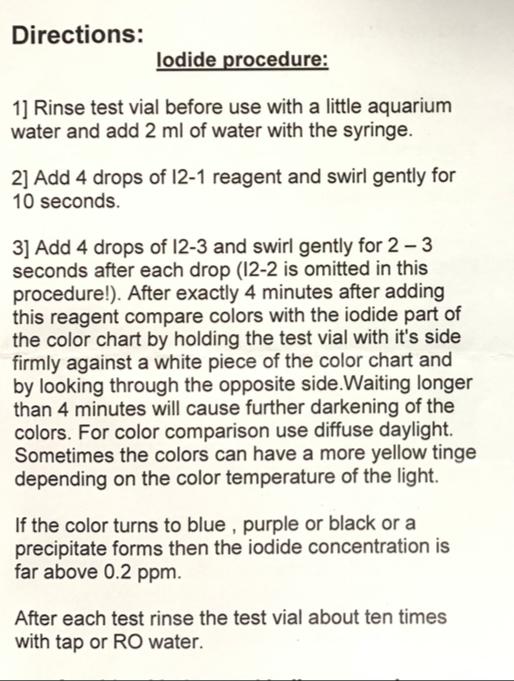 SALIFERT Iodine Profi Test kit for saltwater (I2) - Image 3