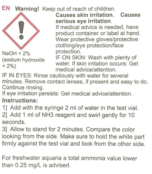 SALIFERT Ammonia Test kit for freshwater (NH4) - Image 3