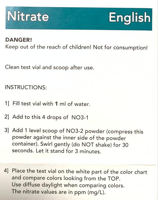 SALIFERT Nitrate Profi Test kit for saltwater (NO3) - Image 3