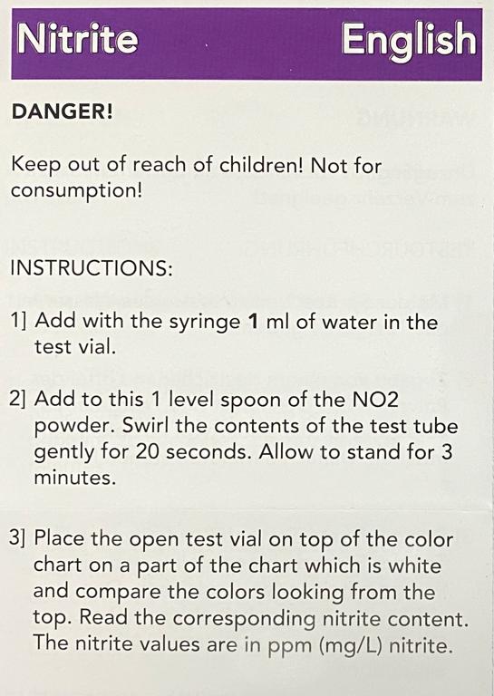 SALIFERT Nitrite Profi Test kit for saltwater (NO2) - Image 3