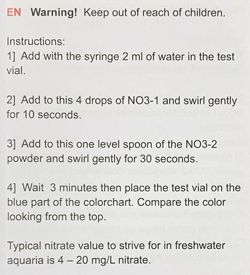 SALIFERT Nitrate Test for freshwater (NO3) - Image 3