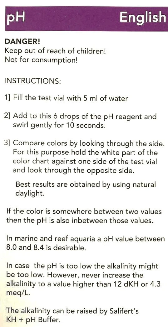 SALIFERT pH Profi Test kit for saltwater - Image 3